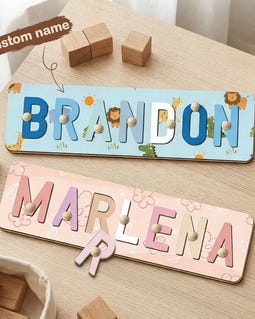 Personalised Wooden Name Puzzle