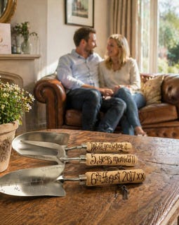Personalised 5th Anniversary Garden Tool Set