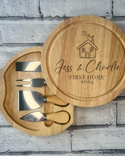 Personalised Wooden Cheese Board
