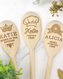 Personalised Engraved Wooden Spoon
