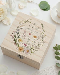 Personalised Wooden Keepsake Box