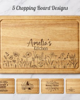 Personalised Wooden Chopping Board 30x20cm