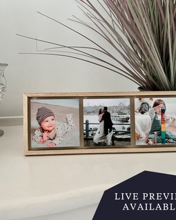 Personalised Wooden Photo Plaque